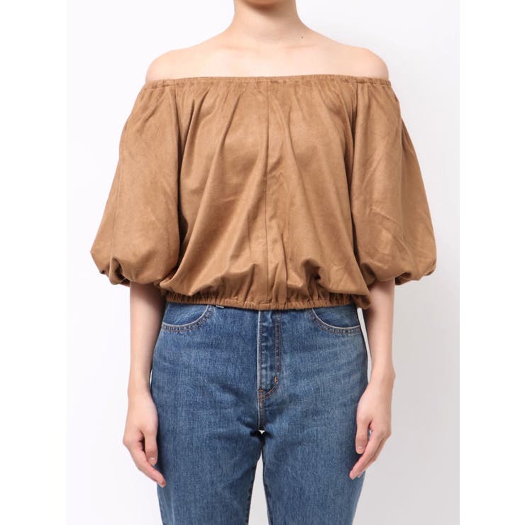 フェイクスウェードハーフスリーブバルーンブラウス | Ungrid | 詳細画像26 