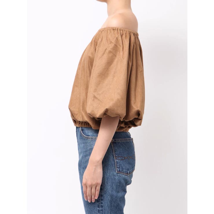 フェイクスウェードハーフスリーブバルーンブラウス | Ungrid | 詳細画像27 