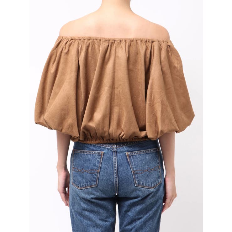 フェイクスウェードハーフスリーブバルーンブラウス | Ungrid | 詳細画像28 