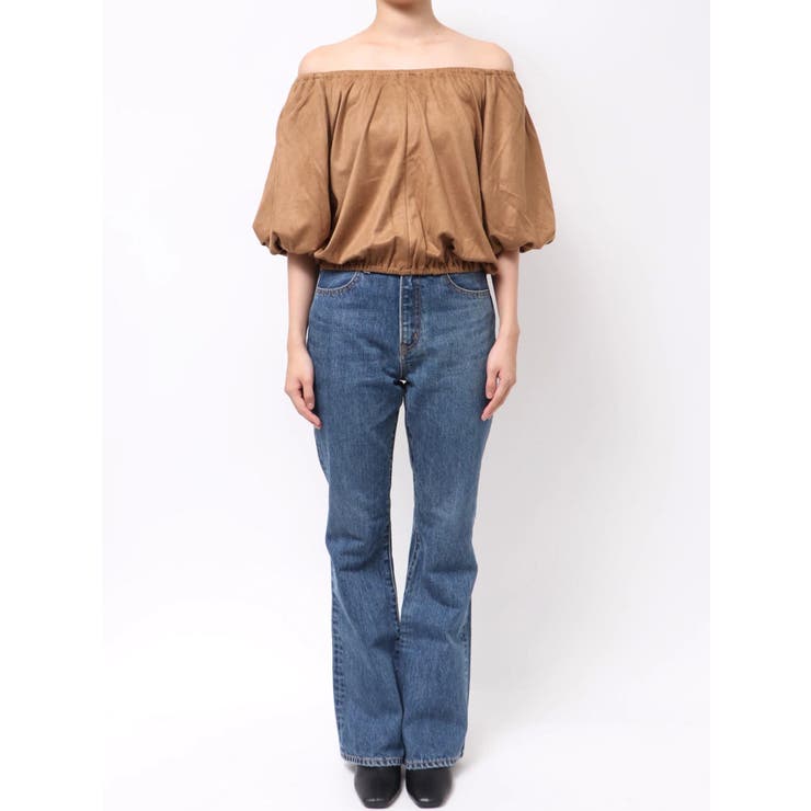 フェイクスウェードハーフスリーブバルーンブラウス | Ungrid | 詳細画像35 