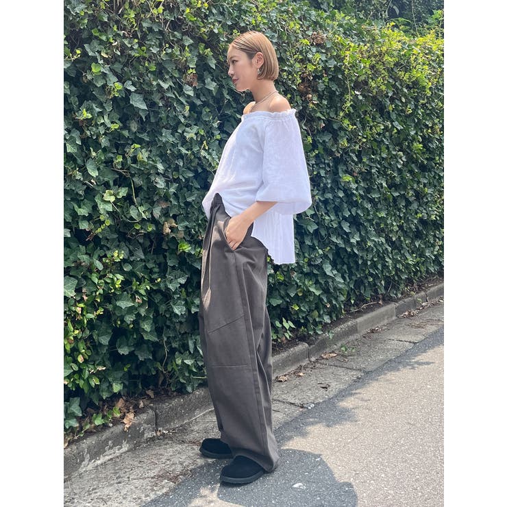 楊柳オフショルボリュームブラウス | Ungrid | 詳細画像12 