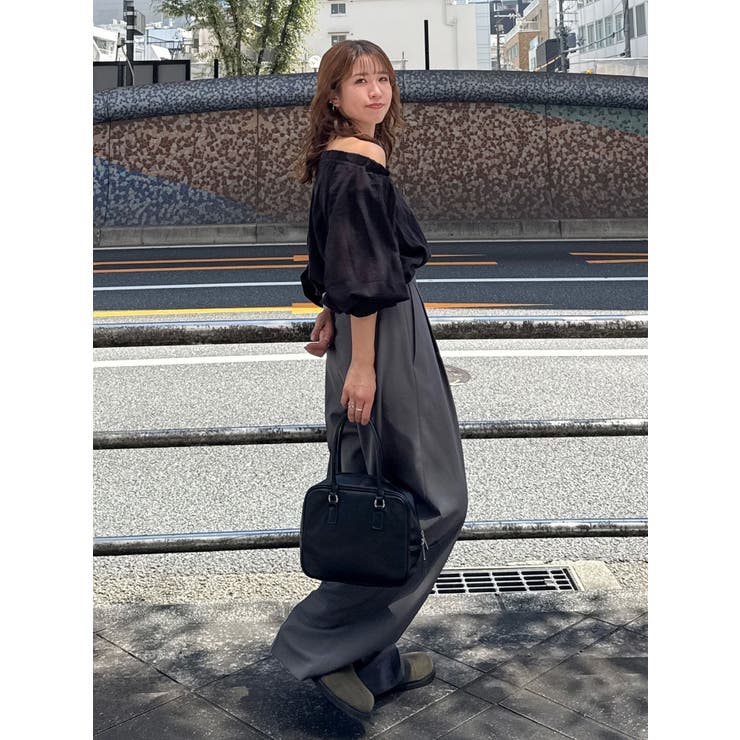 楊柳オフショルボリュームブラウス | Ungrid | 詳細画像16 