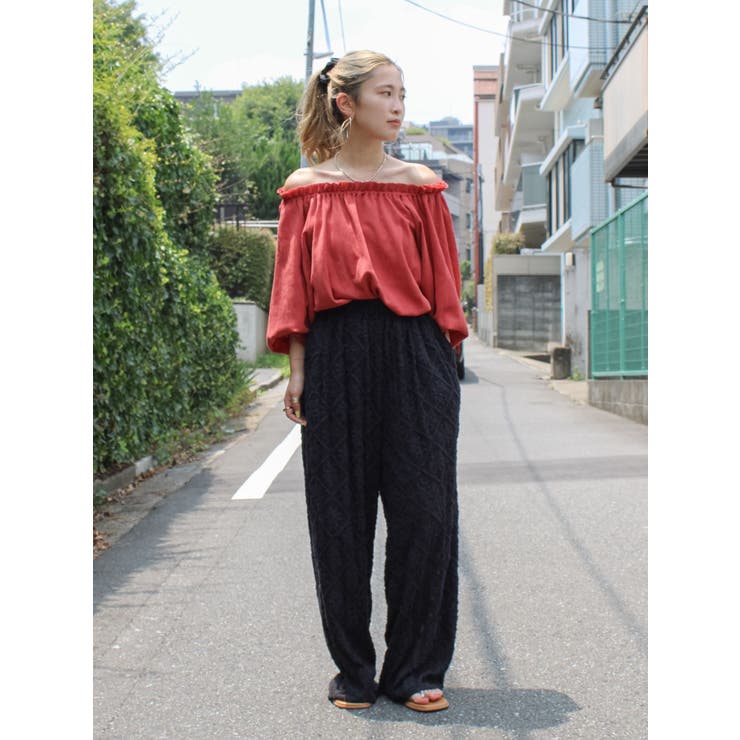 楊柳オフショルボリュームブラウス | Ungrid | 詳細画像20 