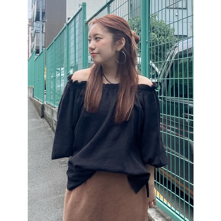 楊柳オフショルボリュームブラウス | Ungrid | 詳細画像23 