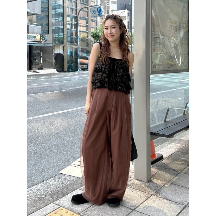 チュールドッキングタックパンツ | Ungrid | 詳細画像29 