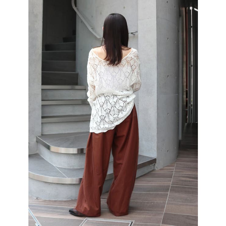 チュールドッキングタックパンツ | Ungrid | 詳細画像37 