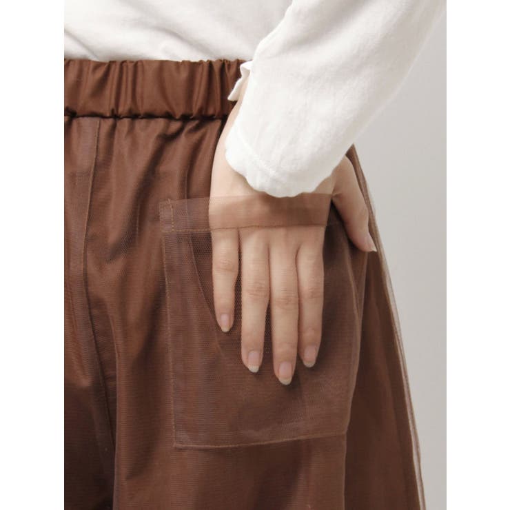 チュールドッキングタックパンツ | Ungrid | 詳細画像42 