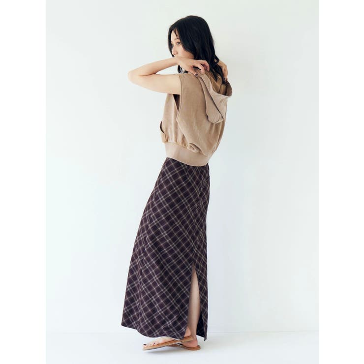 チェックアイラインスカート | Ungrid | 詳細画像12 