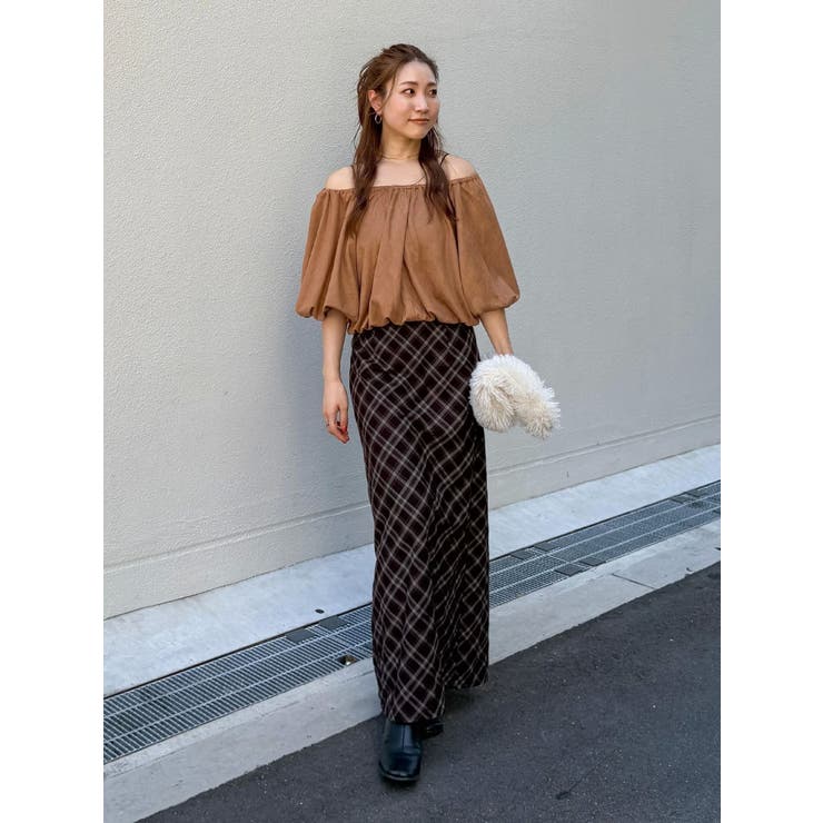 チェックアイラインスカート | Ungrid | 詳細画像19 