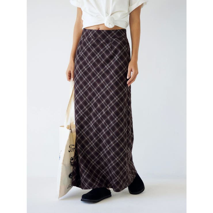 チェックアイラインスカート | Ungrid | 詳細画像2 