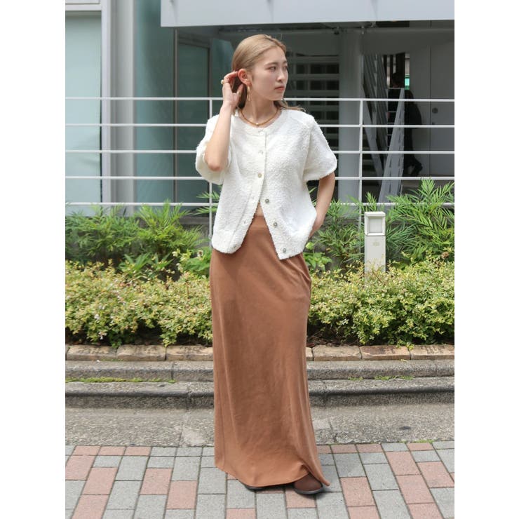 ピーチ起毛フィットスカート | Ungrid | 詳細画像30 