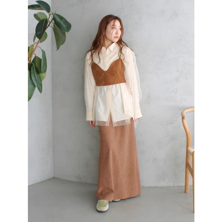 ピーチ起毛フィットスカート | Ungrid | 詳細画像31 