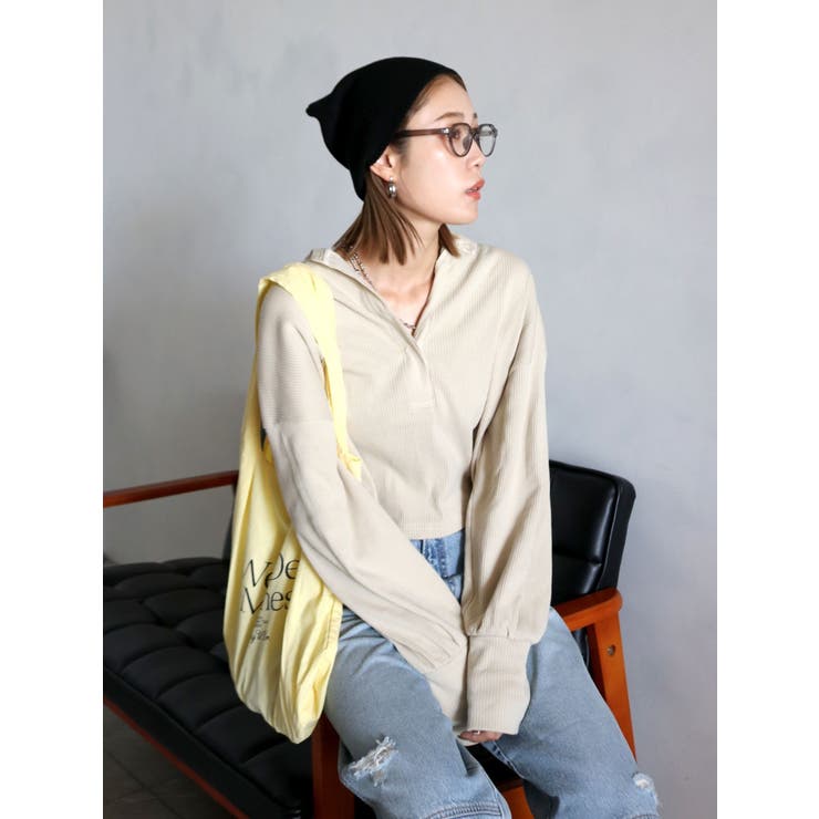 リブ編みニット帽 | Ungrid | 詳細画像3 