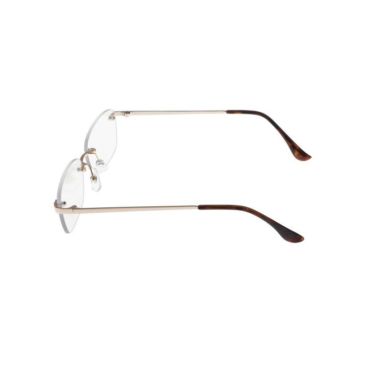 リムレスデザイン伊達メガネ | Ungrid | 詳細画像3 