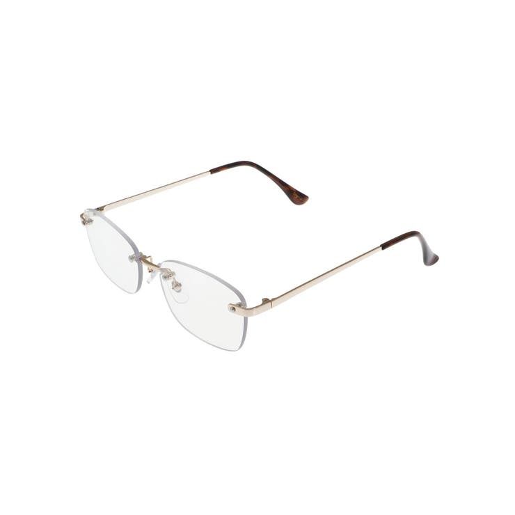 リムレスデザイン伊達メガネ | Ungrid | 詳細画像4 