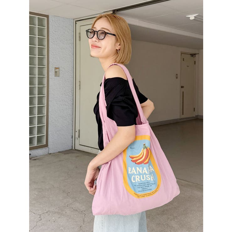 ピンク | カラーロゴエコBAG | Ungrid