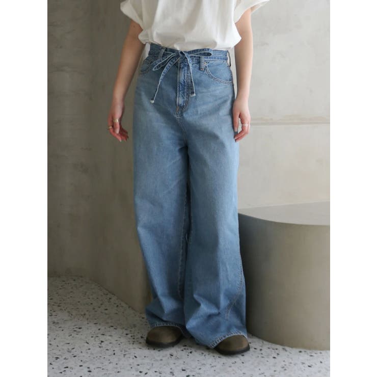 ウエストベルトデザインデニム | Ungrid | 詳細画像15 