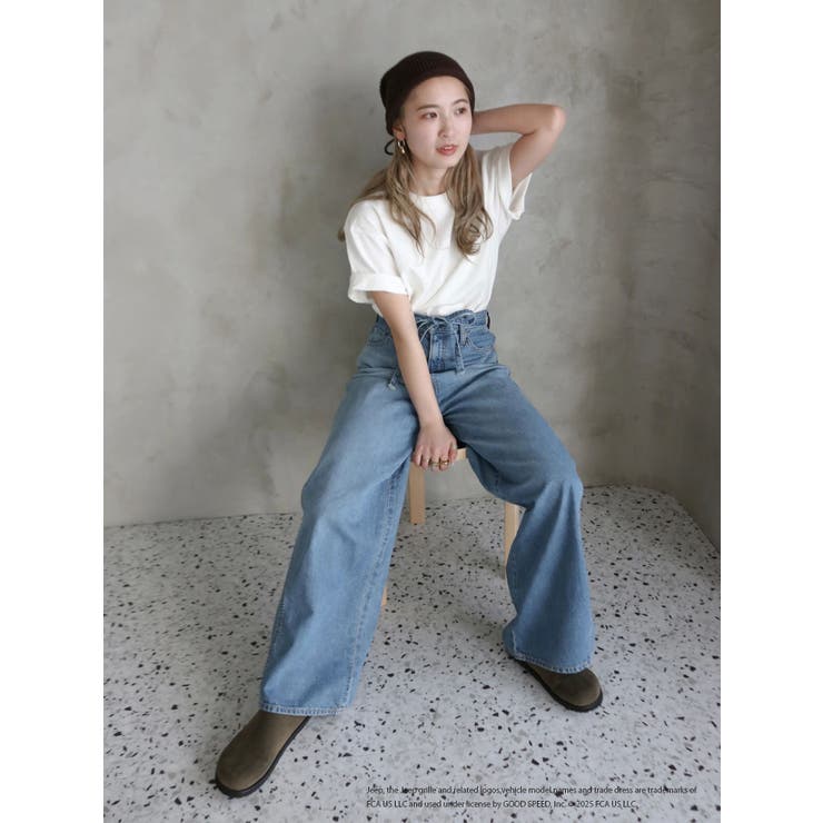 ウエストベルトデザインデニム | Ungrid | 詳細画像17 