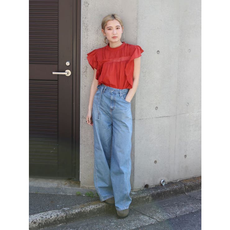 ウエストベルトデザインデニム | Ungrid | 詳細画像18 