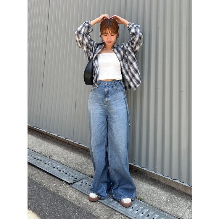 ウエストベルトデザインデニム | Ungrid | 詳細画像22 