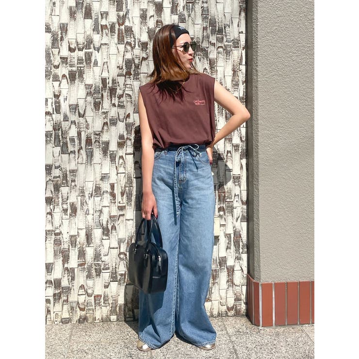 ウエストベルトデザインデニム | Ungrid | 詳細画像24 