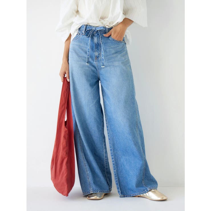 ウエストベルトデザインデニム | Ungrid | 詳細画像8 