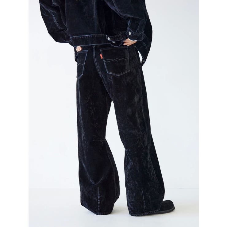 フロッキー起毛カーブデニム[品番：MKSW0065190]｜Ungrid（アン