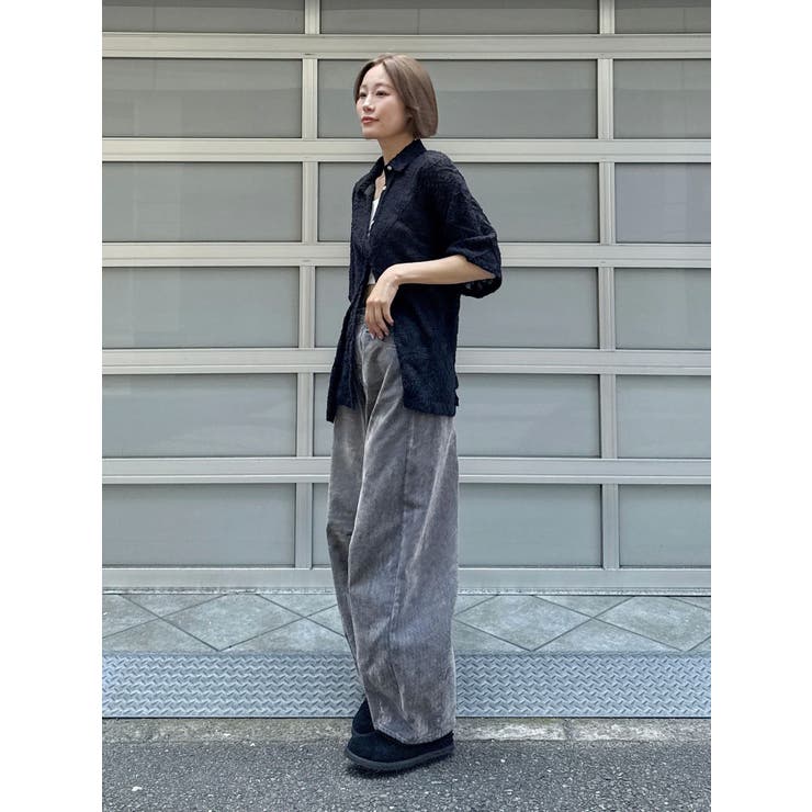 フロッキー起毛カーブデニム[品番：MKSW0065190]｜Ungrid（アン