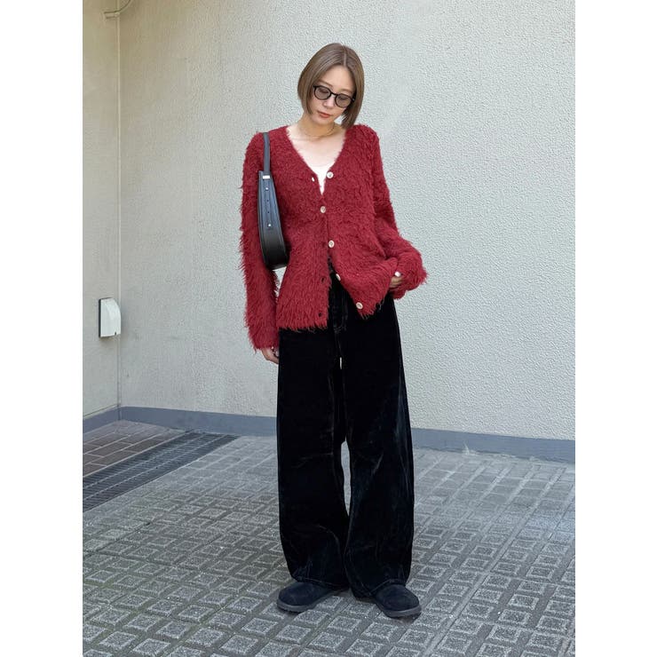 フロッキー起毛カーブデニム[品番：MKSW0065190]｜Ungrid（アン