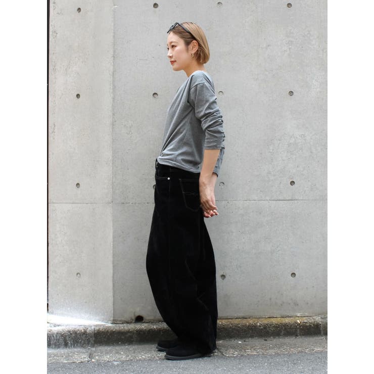 フロッキー起毛カーブデニム[品番：MKSW0065190]｜Ungrid（アン