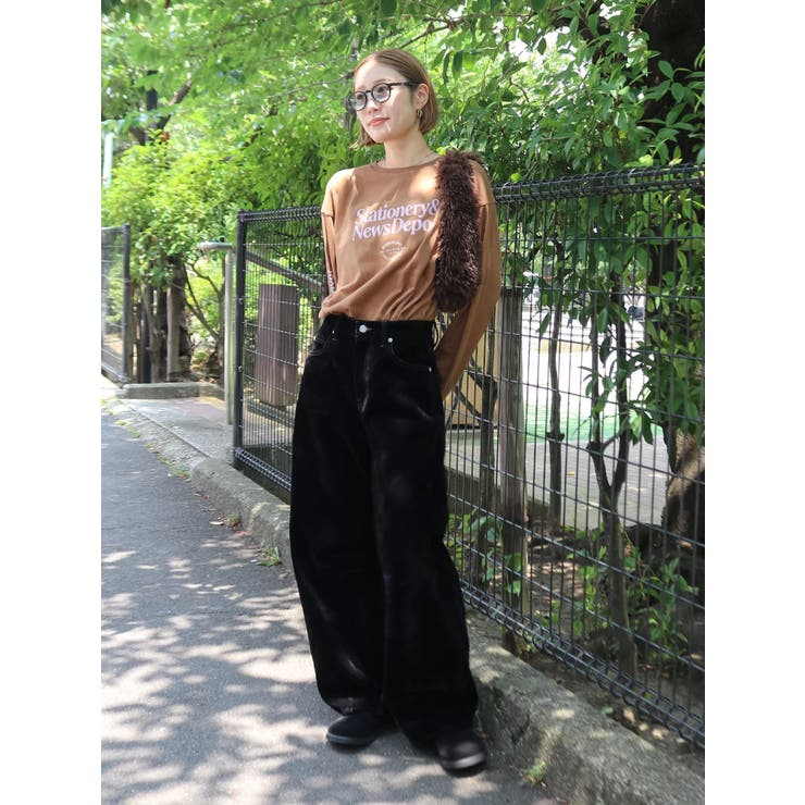 フロッキー起毛カーブデニム[品番：MKSW0065190]｜Ungrid（アン