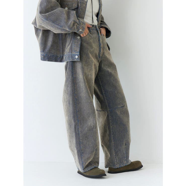 フロッキー起毛カーブデニム[品番：MKSW0065190]｜Ungrid（アン