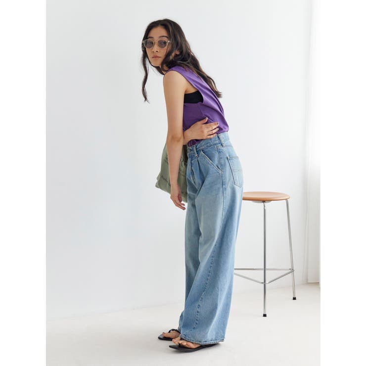 ウエストタックカーブデニム | Ungrid | 詳細画像12 