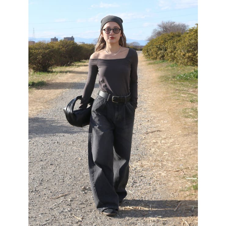 ウエストタックカーブデニム | Ungrid | 詳細画像24 