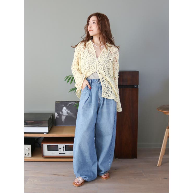 ウエストタックカーブデニム | Ungrid | 詳細画像42 