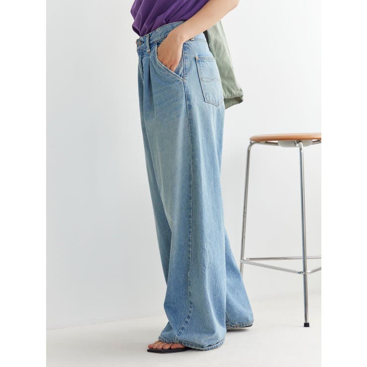 ウエストタックカーブデニム | Ungrid | 詳細画像8 