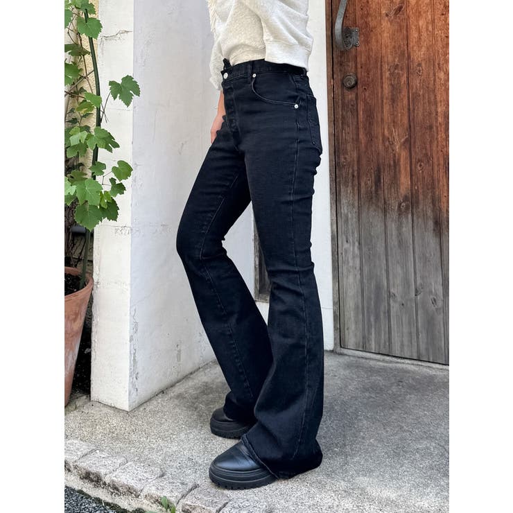 ハイウエストストレッチフィットフレアデニム | Ungrid | 詳細画像17 