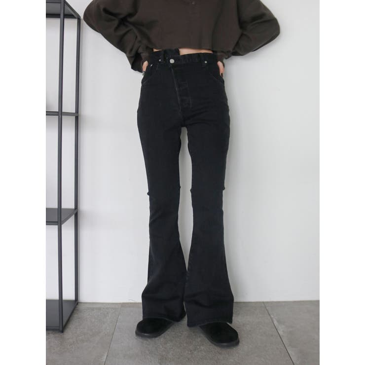 ハイウエストストレッチフィットフレアデニム | Ungrid | 詳細画像6 