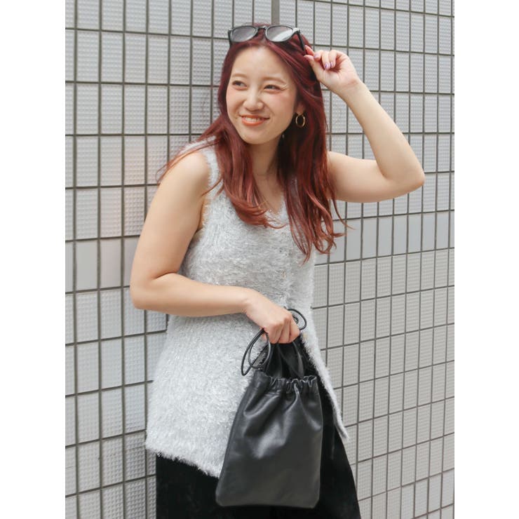 シャギーニットベスト | Ungrid | 詳細画像11 