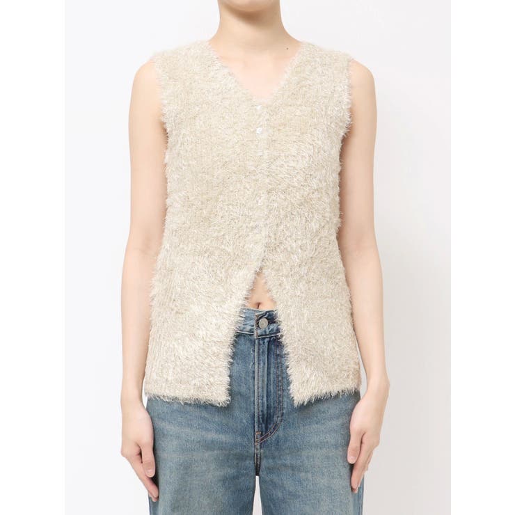 シャギーニットベスト | Ungrid | 詳細画像14 