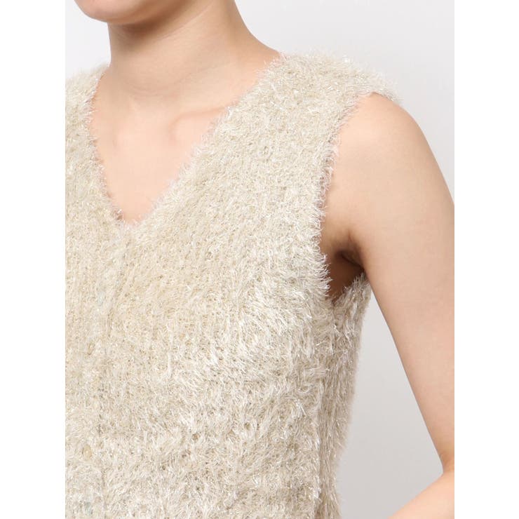 シャギーニットベスト | Ungrid | 詳細画像18 