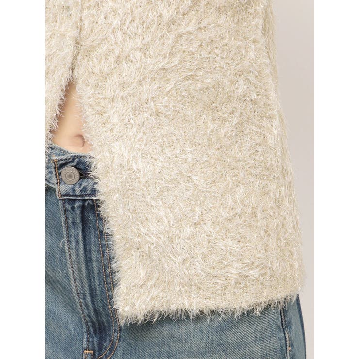 シャギーニットベスト | Ungrid | 詳細画像19 