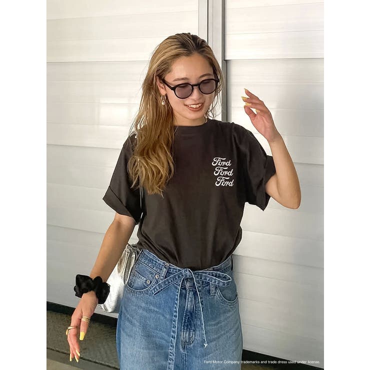 チャコールグレー | 【別注】FordロゴTee | Ungrid