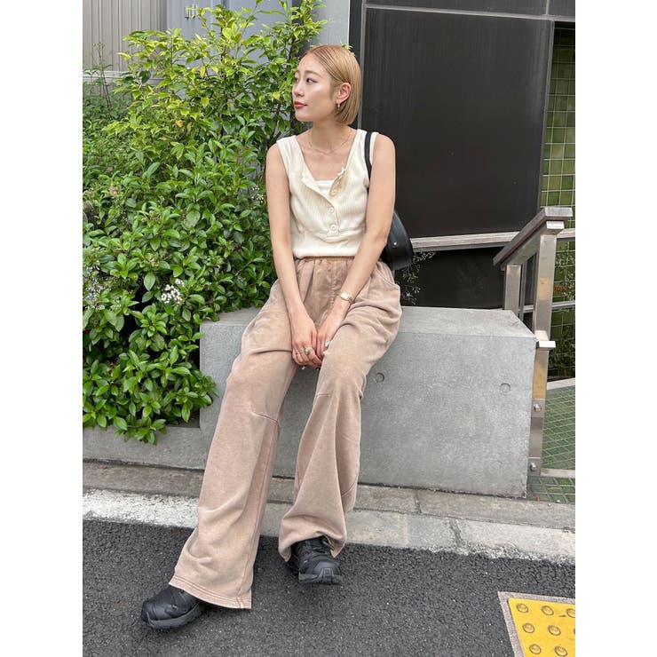 ヘンリーネックデザインタンクトップ | Ungrid | 詳細画像15 