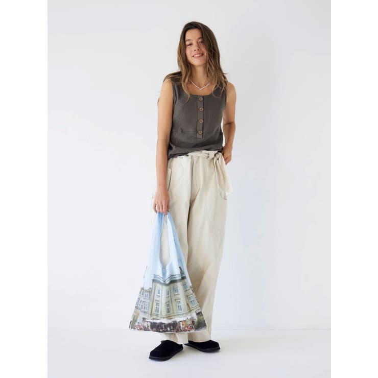 ヘンリーネックデザインタンクトップ | Ungrid | 詳細画像9 