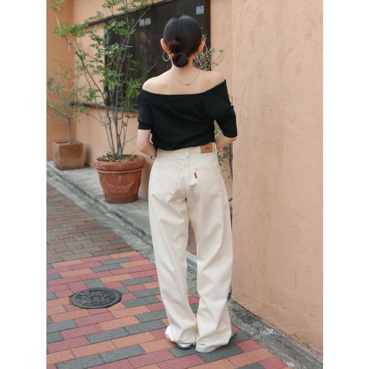 タックデザインオフショルTee | Ungrid | 詳細画像19 