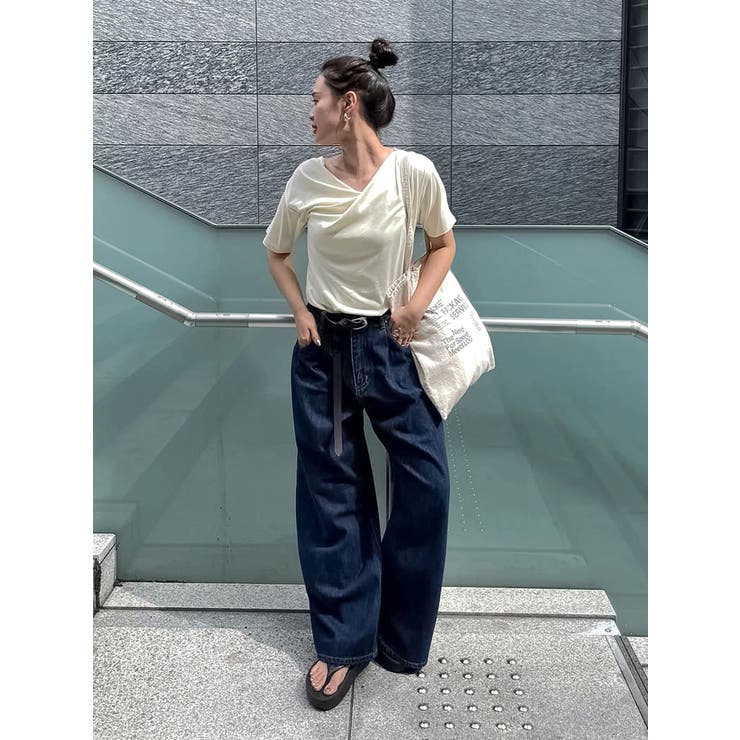 タックデザインオフショルTee | Ungrid | 詳細画像27 