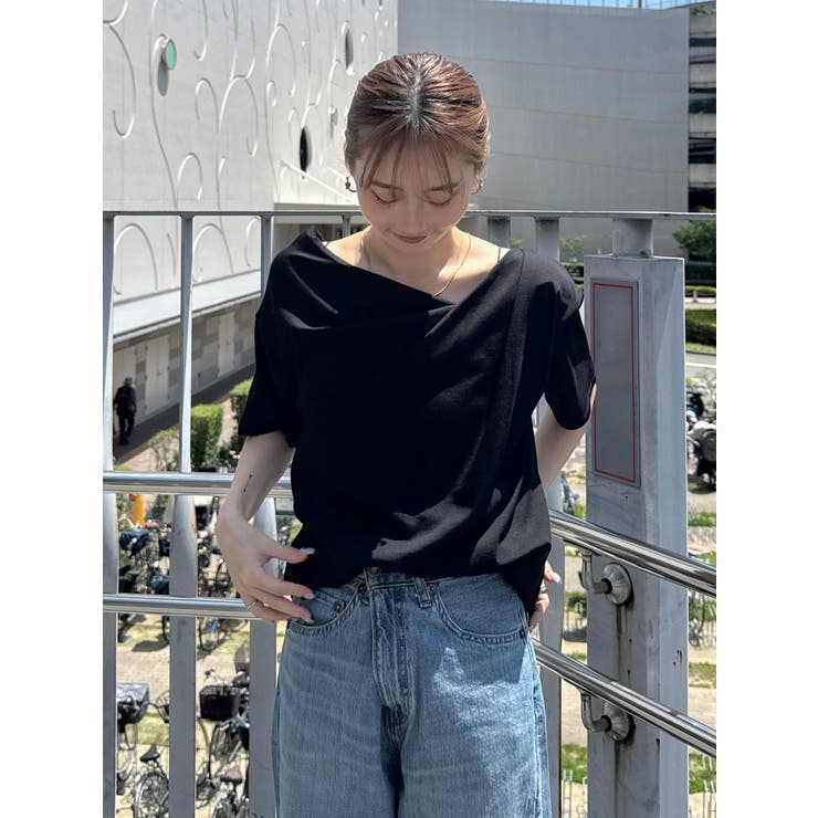 タックデザインオフショルTee | Ungrid | 詳細画像28 