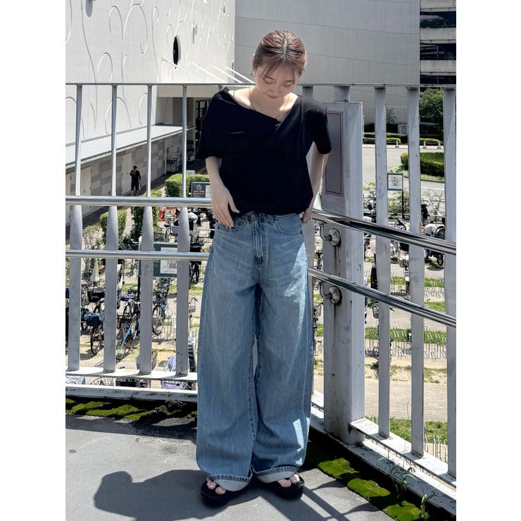 タックデザインオフショルTee | Ungrid | 詳細画像29 