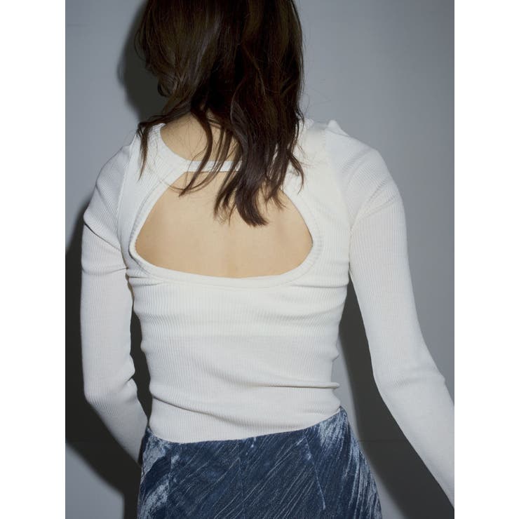 【Htage】palm別注バックオープンロングスリーブTee | Ungrid | 詳細画像1 